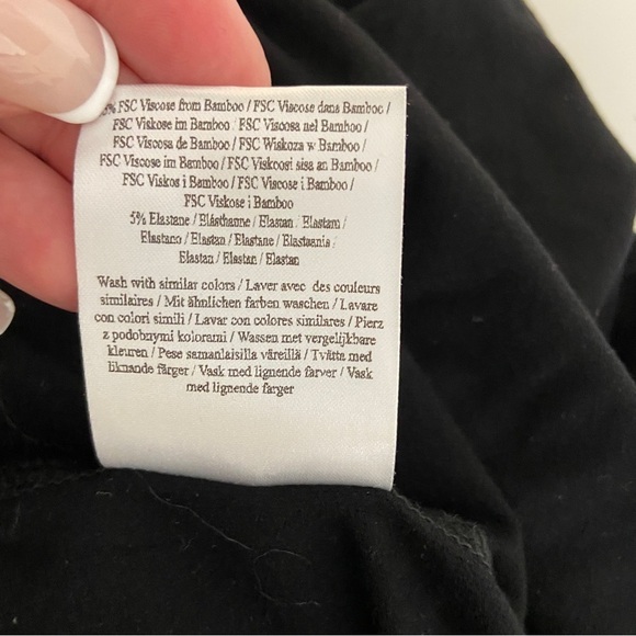 New Birgitte Herskind Bjorg One Shoulder Jersey Knit Dress Black Size M - Picture 7 of 8